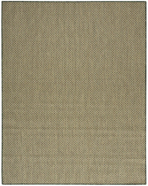 HomeRoots 10' X 14' Green Geometric Area Rug - Durable Indoor/Outdoor Design for Modern Spaces & Low Maintenance 573249