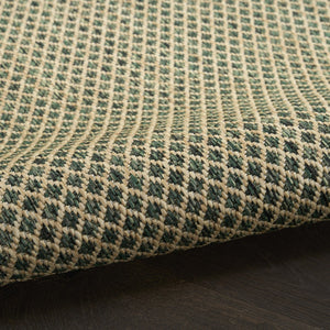 HomeRoots 10' X 14' Green Geometric Area Rug - Durable Indoor/Outdoor Design for Modern Spaces & Low Maintenance 573249