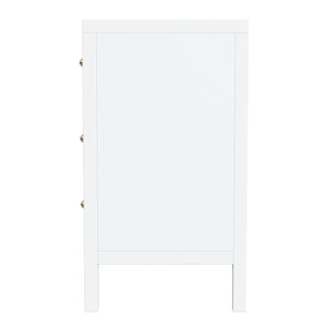 Butler Specialty Nora Elegant Wood 3 Drawer Chest - Timeless Design With Spacious Storage For Your Living Space White Acacia Solids,Acacia Veneers,Mdf,Solid Pine,Antimony Metal Hardware 5733304-butler