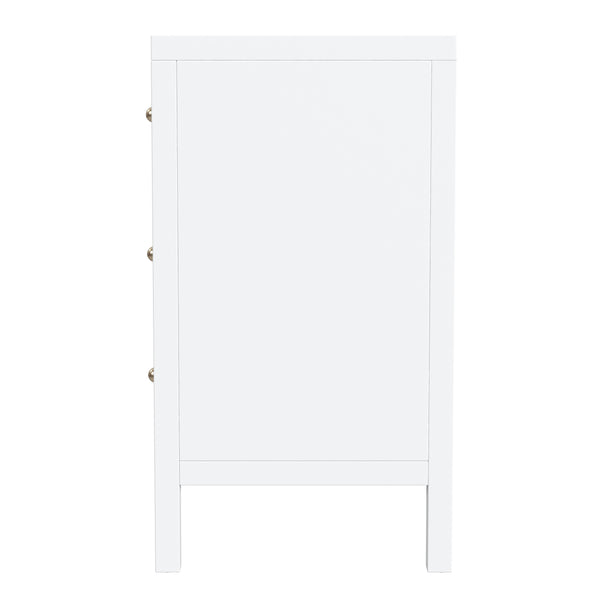 Butler Specialty Nora Elegant Wood 3 Drawer Chest - Timeless Design With Spacious Storage For Your Living Space White Acacia Solids,Acacia Veneers,Mdf,Solid Pine,Antimony Metal Hardware 5733304-butler