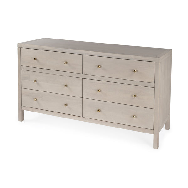 Butler Specialty Nora Elegant Wood 3 Drawer Chest - Timeless Design With Spacious Storage For Your Living Space Taupe Acacia Solids,Acacia Veneers,Mdf,Solid Pine,Antimony Metal Hardware 5733450-butler