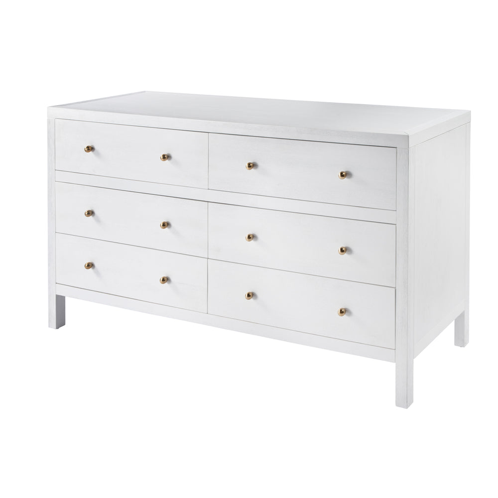 Nora 6 Drawer Wood Dresser 5733477 White Butler Specialty