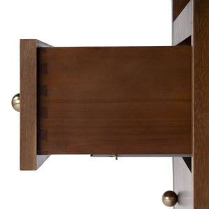 Butler Specialty Nora Elegant Wood 3 Drawer Chest - Timeless Design With Spacious Storage For Your Living Space Walnut Acacia Wood,Acacia Veneers,Mdf,Pine Wood,Antimony Metal Hardware 5733489-butler