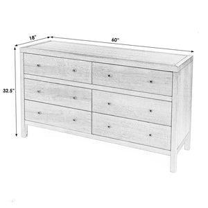 Butler Specialty Butler Nora Three-Drawer Chest in Light Blue with Acacia Accents, Soft-Close Drawers, Coastal Chic 60"W x 18"D x 32.5"H 5733522
