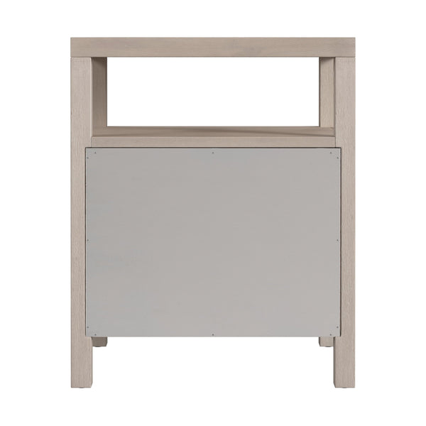 Butler Specialty Nora 28 In. W Rectangular Nightstand With 2 Drawers And Open Shelf For Elegant Storage Solutions Taupe Acacia Wood,Acacia Veneer,Mdf,Pine Wood 5734450-butler