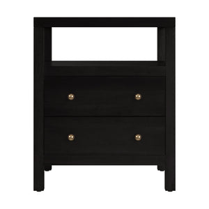 Butler Specialty Nora 28 In. W Rectangular Nightstand With 2 Drawers And Open Shelf For Elegant Storage Solutions Coffee Acacia Wood,Acacia Veneer,Mdf,Pine Wood 5734451-butler