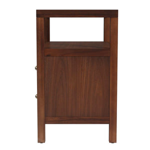 Butler Specialty Nora 28 In. W Rectangular Nightstand With 2 Drawers And Open Shelf For Elegant Storage Solutions Walnut Acacia Wood,Acacia Veneer,Mdf,Pine Wood 5734489-butler