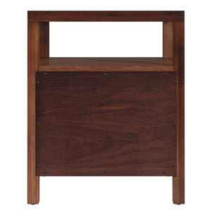 Butler Specialty Nora 28 In. W Rectangular Nightstand With 2 Drawers And Open Shelf For Elegant Storage Solutions Walnut Acacia Wood,Acacia Veneer,Mdf,Pine Wood 5734489-butler
