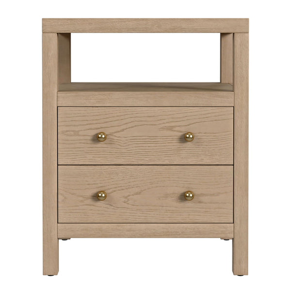 Butler Specialty Nora 28 In. W Rectangular Nightstand With 2 Drawers And Open Shelf For Elegant Storage Solutions Light Brown Acacia Wood,Acacia Veneer,Mdf,Pine Wood 5734492-butler