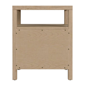 Butler Specialty Nora 28 In. W Rectangular Nightstand With 2 Drawers And Open Shelf For Elegant Storage Solutions Light Brown Acacia Wood,Acacia Veneer,Mdf,Pine Wood 5734492-butler