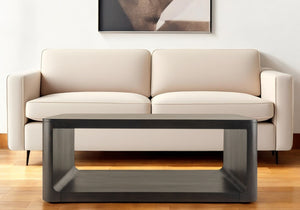 Homeroots 48" Walnut Solid Wood Coffee Table With Shelf – Stylish, Sturdy, And Perfect For Any Room Decor   573464