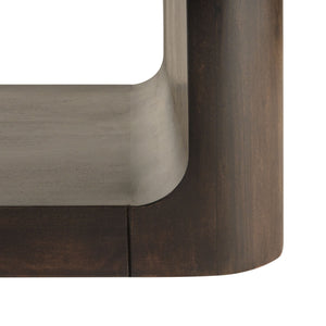 Homeroots 48" Walnut Solid Wood Coffee Table With Shelf – Stylish, Sturdy, And Perfect For Any Room Decor   573464