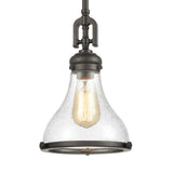 Rutherford 9'' Wide 1-Light Mini Pendant - Oil Rubbed Bronze 57360/1 Elk Lighting