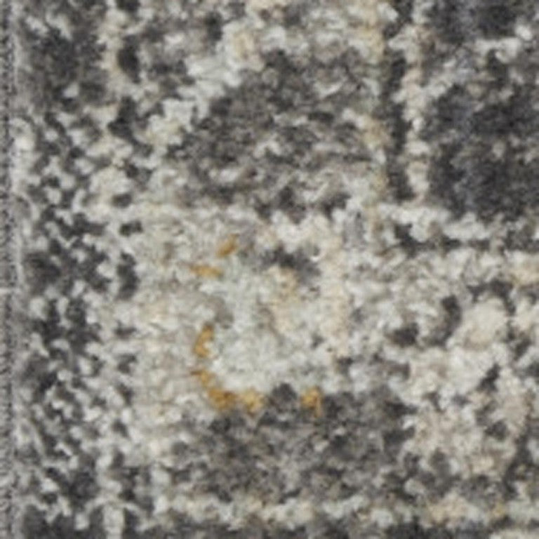 6x9 Floral Vintage Distressed Polypropylene Area Rug for Living Room or Bedroom
