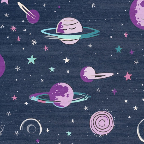 5x7 Celestial Stars Moon Kids Washable Polyester Area Rug with Non-slip Backing