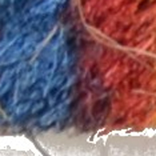 Homeroots 18" X 30" Blue And Green Coir Striped Outdoor Door Mat   573917