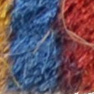 Homeroots 18" X 47" Blue And Green Coir Striped Outdoor Door Mat   573918