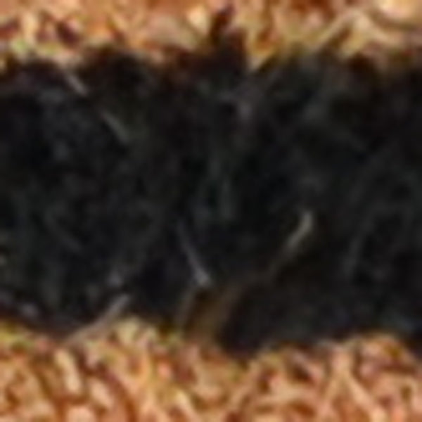 Homeroots 20" X 30" Brown And Black Coir Animal Print Outdoor Door Mat   573921