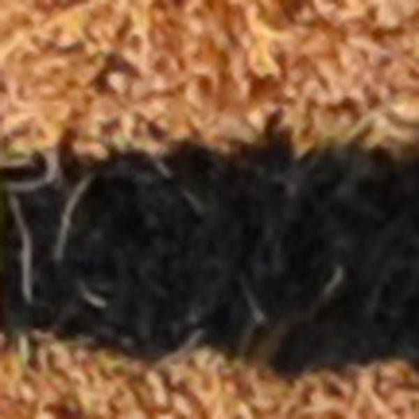 Homeroots 20" X 30" Brown And Black Coir Animal Print Outdoor Door Mat   573921