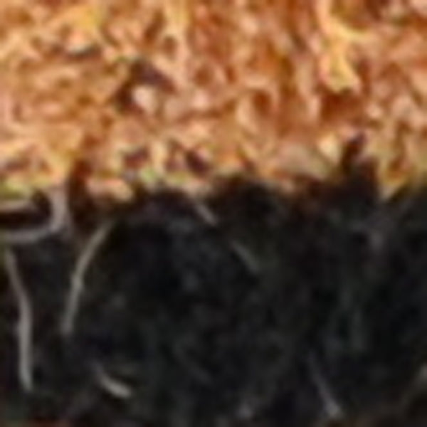 Homeroots 20" X 30" Brown And Black Coir Animal Print Outdoor Door Mat   573921