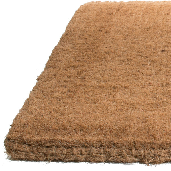 Homeroots 24" X 36" Brown Coir Outdoor Door Mat   573929