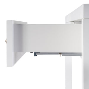 Butler Specialty Nora Rectangular Wood Console Table With 2 Storage Drawers And Open Shelf For Stylish Living Spaces White Acacia Wood,Acacia Veneer,Mdf,Pine Wood 5739304-butler