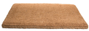 Homeroots 18" X 47" Brown Coir Outdoor Door Mat   573930