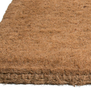 Homeroots 18" X 47" Brown Coir Outdoor Door Mat   573930