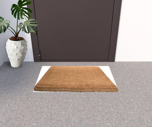 Homeroots 18" X 30" Brown Coir Outdoor Door Mat   573931