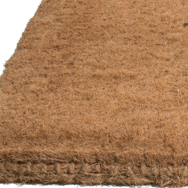 Homeroots 18" X 30" Brown Coir Outdoor Door Mat   573931