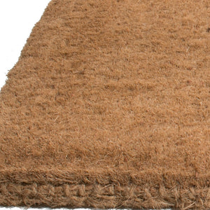 Homeroots 18" X 30" Brown Coir Outdoor Door Mat   573931