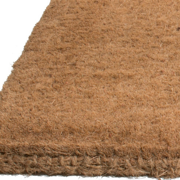 Homeroots 18" X 30" Brown Coir Outdoor Door Mat   573931