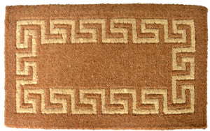 Homeroots 18" X 30" Brown Coir Outdoor Door Mat   573932