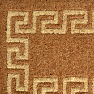 Homeroots 24" X 39" Brown Coir Outdoor Door Mat   573933