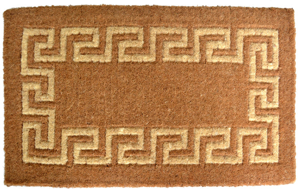 Homeroots 24" X 39" Brown Coir Outdoor Door Mat   573933