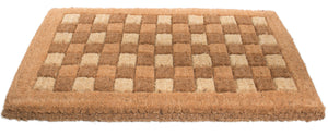 Homeroots 18" X 30" Brown Coir Outdoor Door Mat   573936