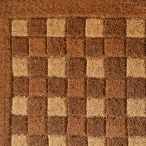 Homeroots 18" X 30" Brown Coir Outdoor Door Mat   573936