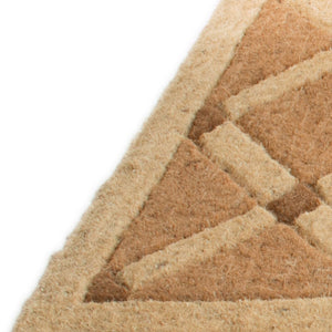 Homeroots 18" X 47" Brown Coir Outdoor Door Mat   573938