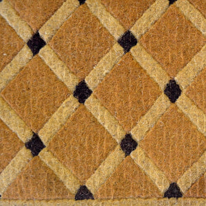 Homeroots 18" X 30" Brown Coir Outdoor Door Mat   573940