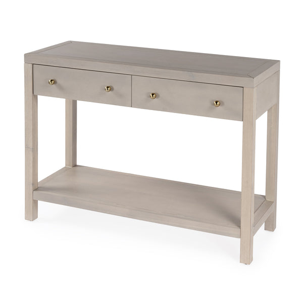 Butler Specialty Nora Rectangular Wood Console Table With 2 Storage Drawers And Open Shelf For Stylish Living Spaces Taupe Acacia Wood,Acacia Veneer,Mdf,Pine Wood 5739450-butler