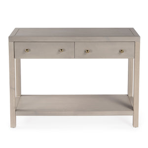 Butler Specialty Nora Rectangular Wood Console Table With 2 Storage Drawers And Open Shelf For Stylish Living Spaces Taupe Acacia Wood,Acacia Veneer,Mdf,Pine Wood 5739450-butler