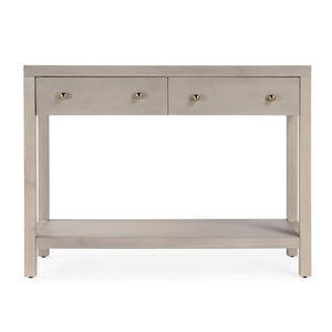 Butler Specialty Nora Rectangular Wood Console Table With 2 Storage Drawers And Open Shelf For Stylish Living Spaces Taupe Acacia Wood,Acacia Veneer,Mdf,Pine Wood 5739450-butler