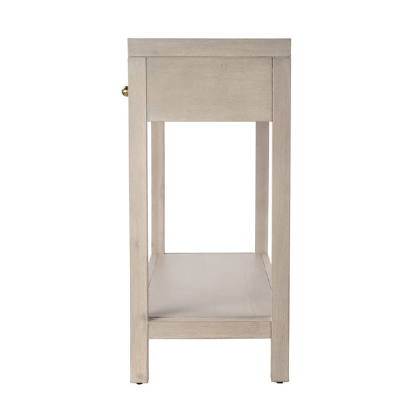 Butler Specialty Nora Rectangular Wood Console Table With 2 Storage Drawers And Open Shelf For Stylish Living Spaces Taupe Acacia Wood,Acacia Veneer,Mdf,Pine Wood 5739450-butler