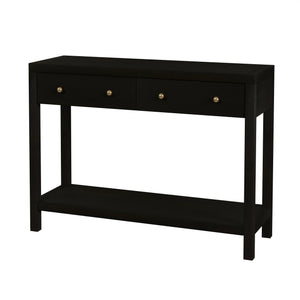 Butler Specialty Nora Rectangular Wood Console Table With 2 Storage Drawers And Open Shelf For Stylish Living Spaces Coffee Acacia Wood,Acacia Veneer,Mdf,Pine Wood 5739451-butler