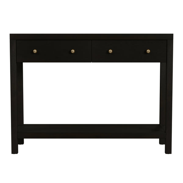 Butler Specialty Nora Rectangular Wood Console Table With 2 Storage Drawers And Open Shelf For Stylish Living Spaces Coffee Acacia Wood,Acacia Veneer,Mdf,Pine Wood 5739451-butler
