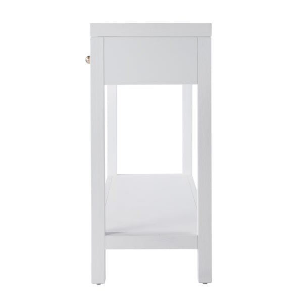 Nora 2 Drawer Wood Console Table 5739477 White Butler Specialty