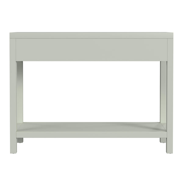 Butler Specialty Nora Rectangular Wood Console Table With 2 Storage Drawers And Open Shelf For Stylish Living Spaces Green Acacia Wood,Acacia Veneer,Mdf,Pine Wood 5739480-butler
