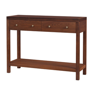 Butler Specialty Nora Rectangular Wood Console Table With 2 Storage Drawers And Open Shelf For Stylish Living Spaces Walnut Acacia Wood,Acacia Veneer,Mdf,Pine Wood 5739489-butler