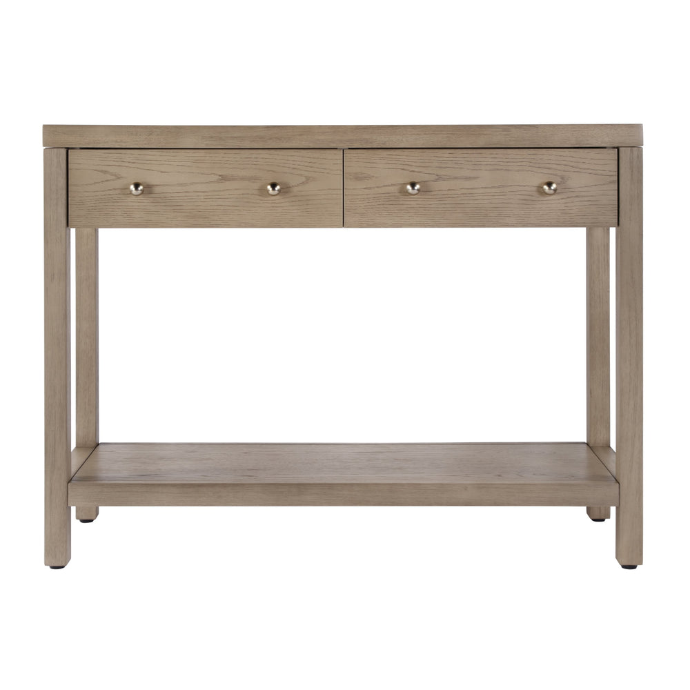Butler Specialty Butler Nora 40 In. W Elegant Rectangular Wood Console Table With 2 Drawers & Open Shelf, Light Brown Light Brown Acacia Wood,Acacia Veneer,Mdf,Pine Wood 5739492-butler