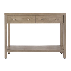 Butler Specialty Butler Nora 40 In. W Elegant Rectangular Wood Console Table With 2 Drawers & Open Shelf, Light Brown Light Brown Acacia Wood,Acacia Veneer,Mdf,Pine Wood 5739492-butler